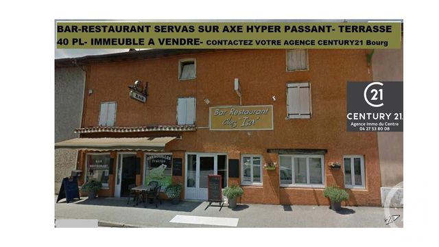 Afficher la photo en grand commerce à vendre - 220.0 m2 - SERVAS - 01 - RHONE-ALPES - Century 21 Agence Immobilière Du Centre