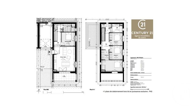 maison à vendre - 5 pièces - 112.0 m2 - BOURG EN BRESSE - 01 - RHONE-ALPES - Century 21 Agence Immobilière Du Centre