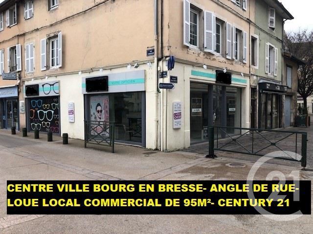 commerce à louer - 95.0 m2 - BOURG EN BRESSE - 01 - RHONE-ALPES - Century 21 Agence Immobilière Du Centre